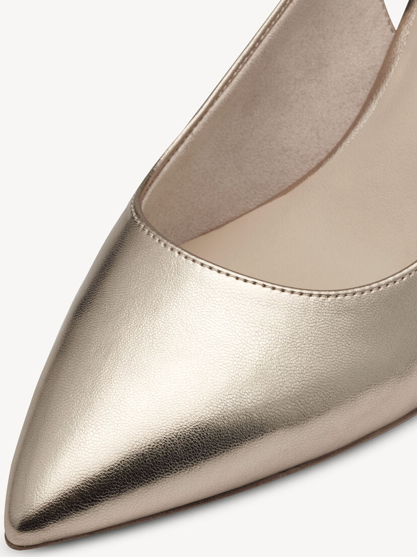 Slingpumps - goud, LIGHT GOLD, hi-res