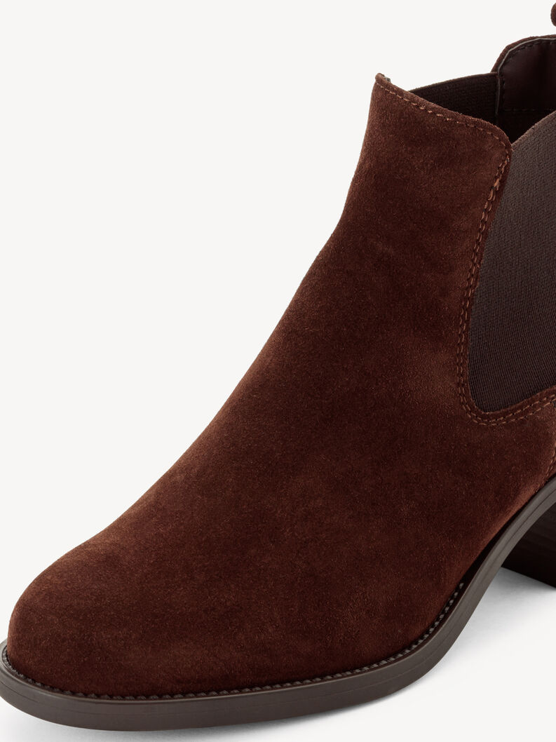 Bottine Chelsea en cuir - marron, MOCCA SUEDE, hi-res