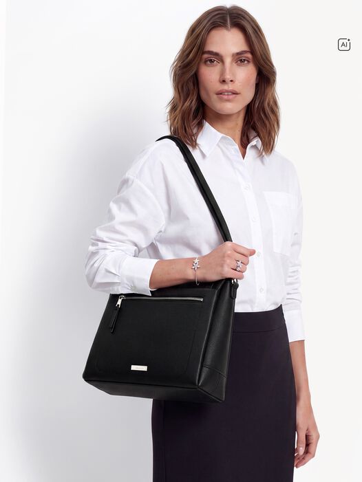 Shopper, black, hi-res