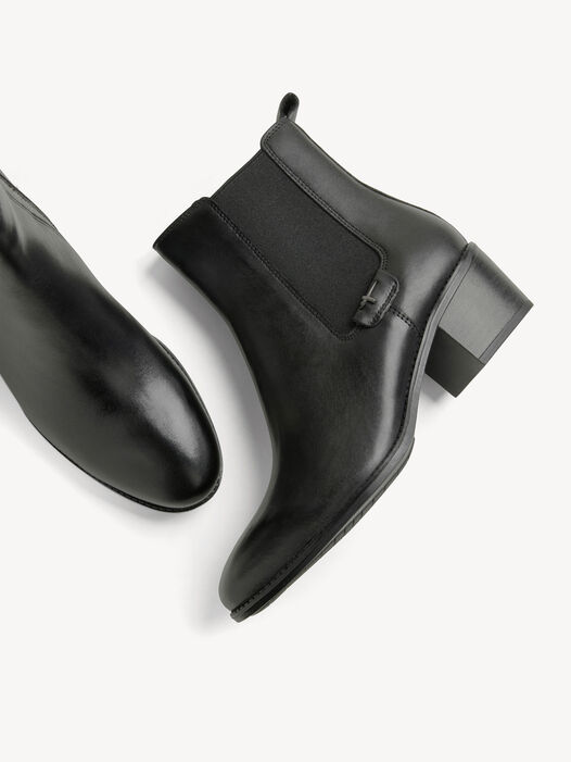 Chelseaboot, BLACK LEATHER, hi-res