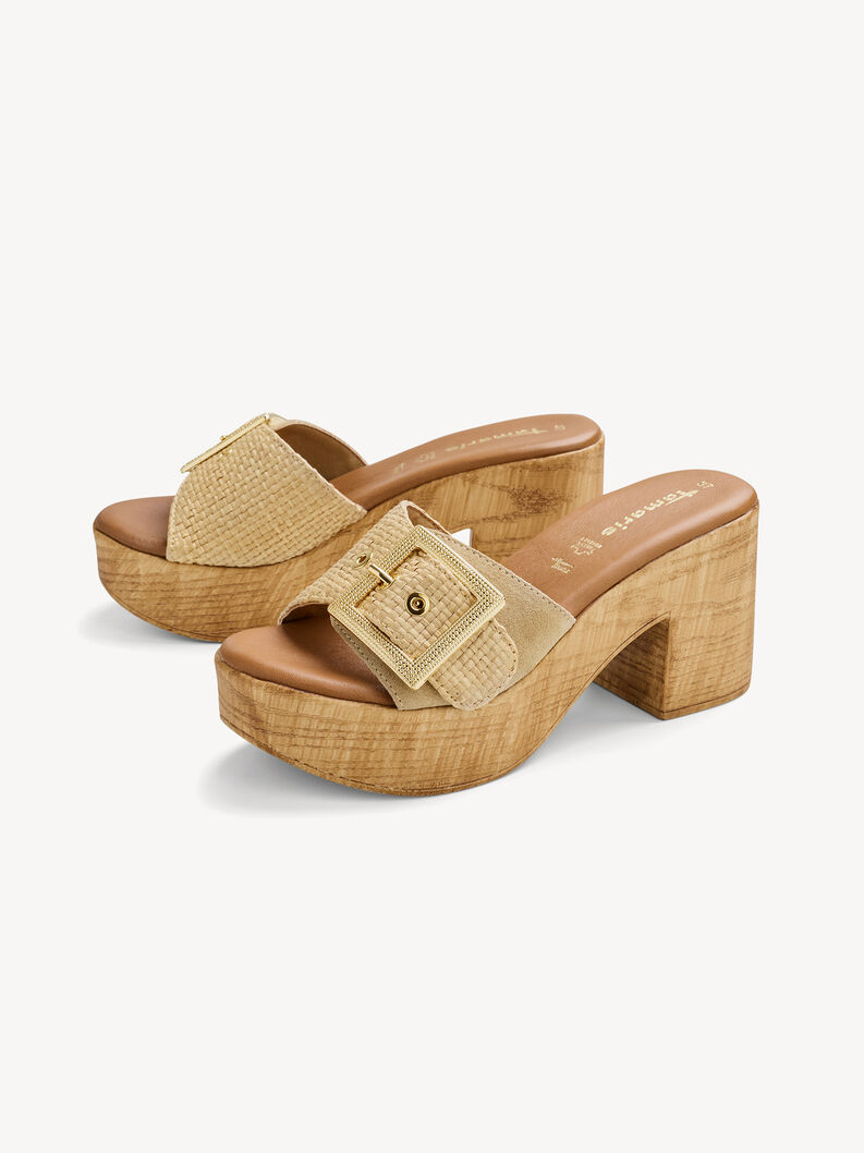 Pantolette - beige, BEIGE COMB, hi-res