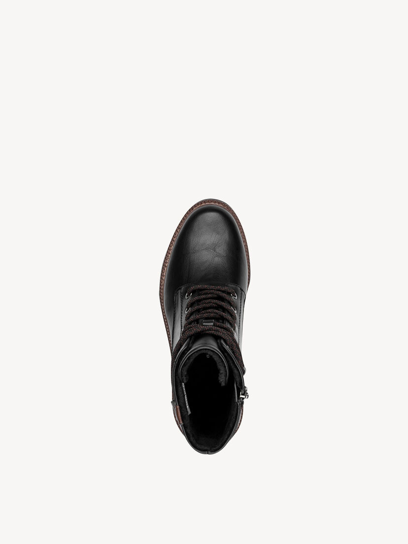 Enkellaarsje - zwart, BLACK, hi-res
