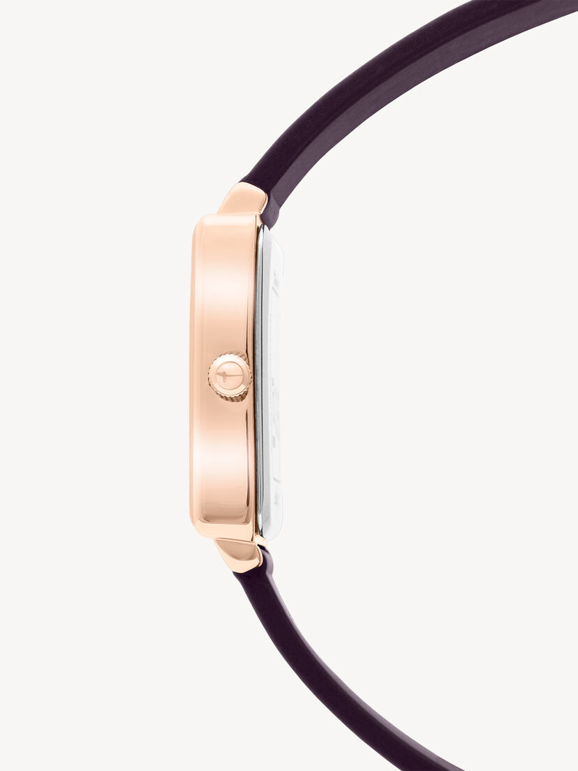 Horloge - rosegoud, ros&eacute;gold-glossy  purple, hi-res