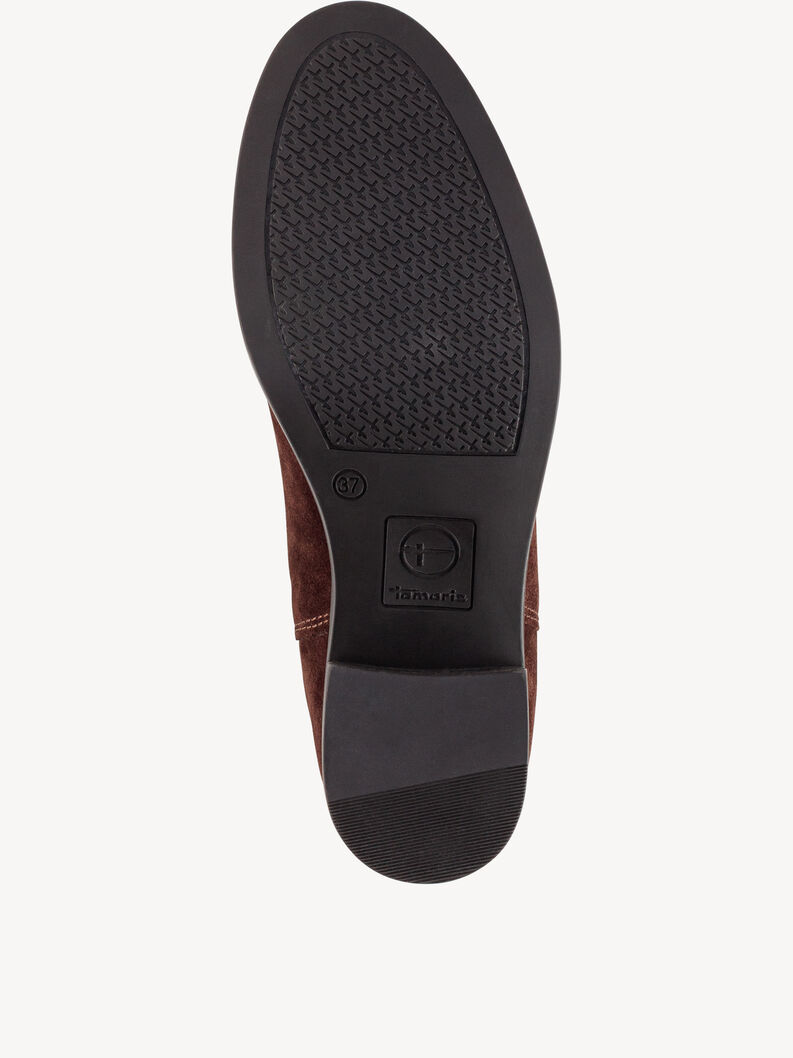 Bottine Chelsea en cuir - marron, MOCCA SUEDE, hi-res
