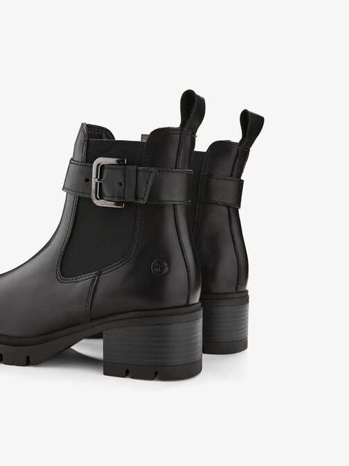 Chelsea boot, BLACK LEATHER, hi-res