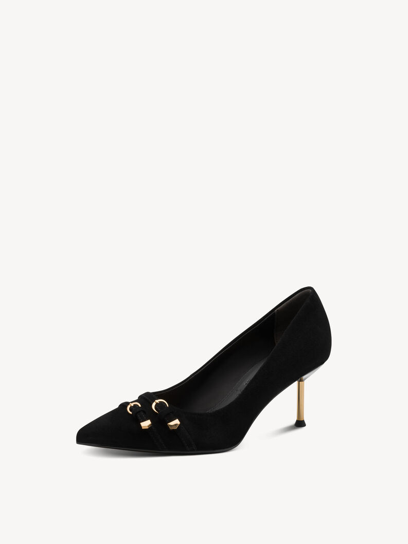 Pumps - svart, BLACK SUEDE, hi-res
