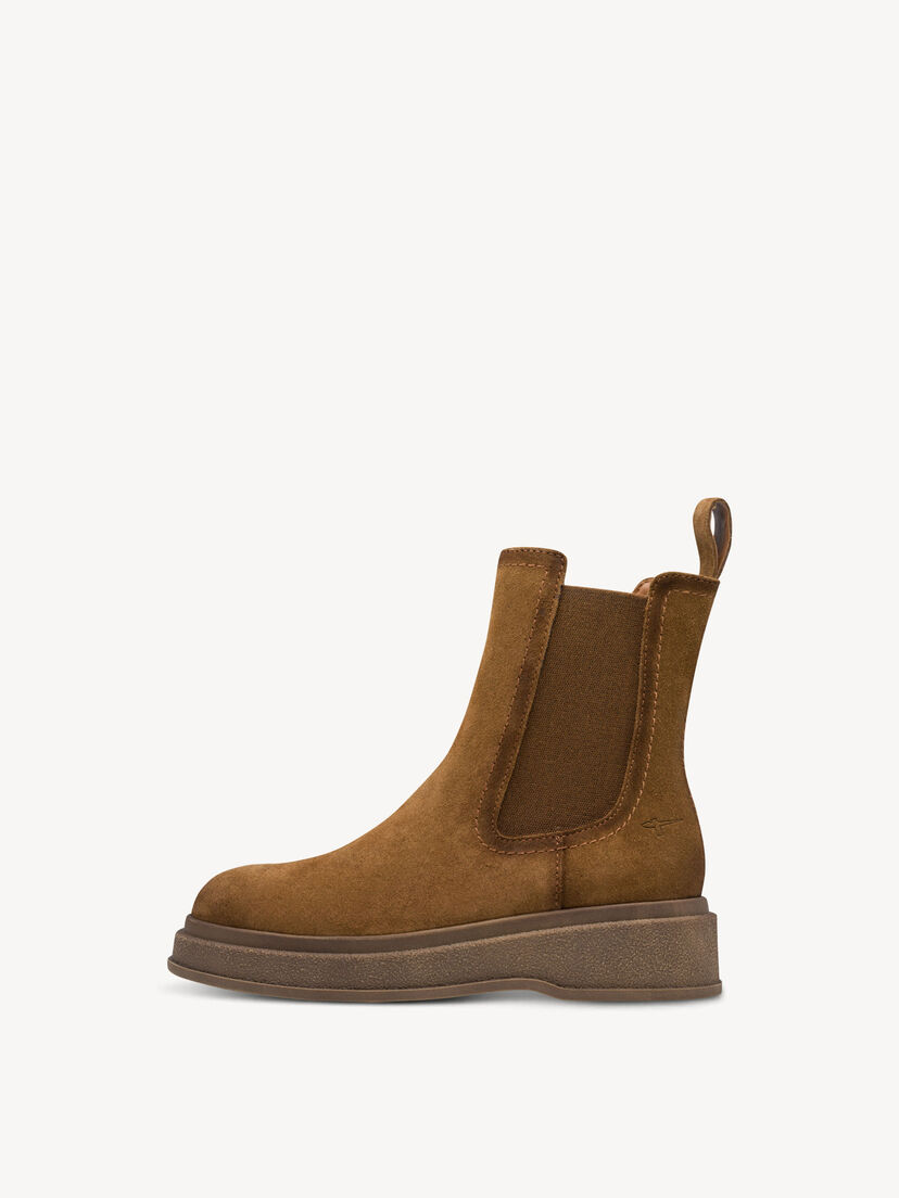 Leren Chelseaboot - bruin, cognac, hi-res