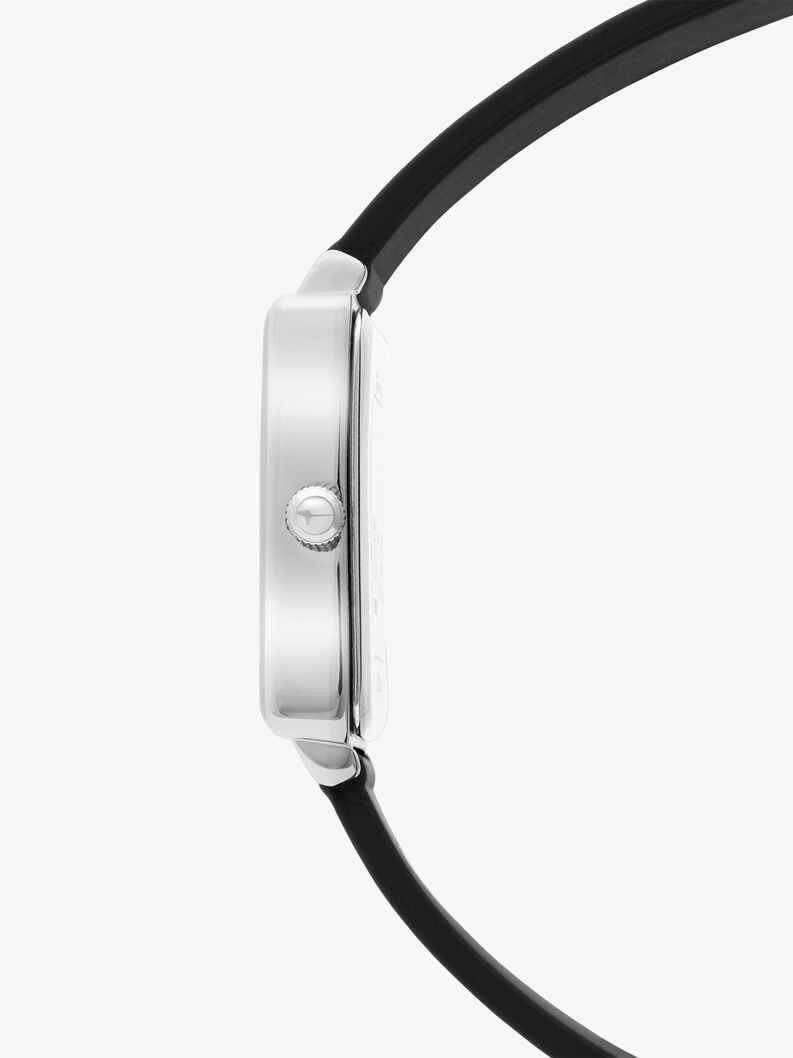 Montre - argent&eacute;s, silber-glossy schwarz, hi-res