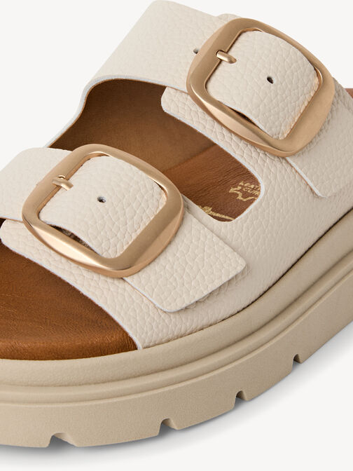 Mule, IVORY LEATHER, hi-res