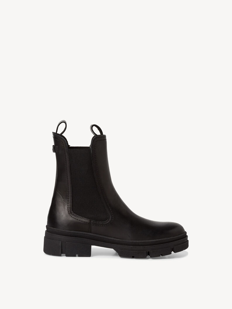 Leather Chelsea boot - black, BLACK LEATHER, hi-res