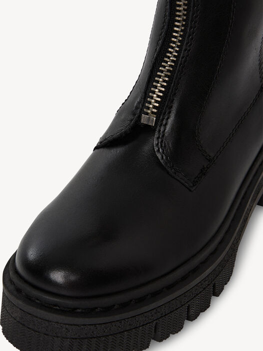 Enkellaarsje, BLACK LEATHER, hi-res