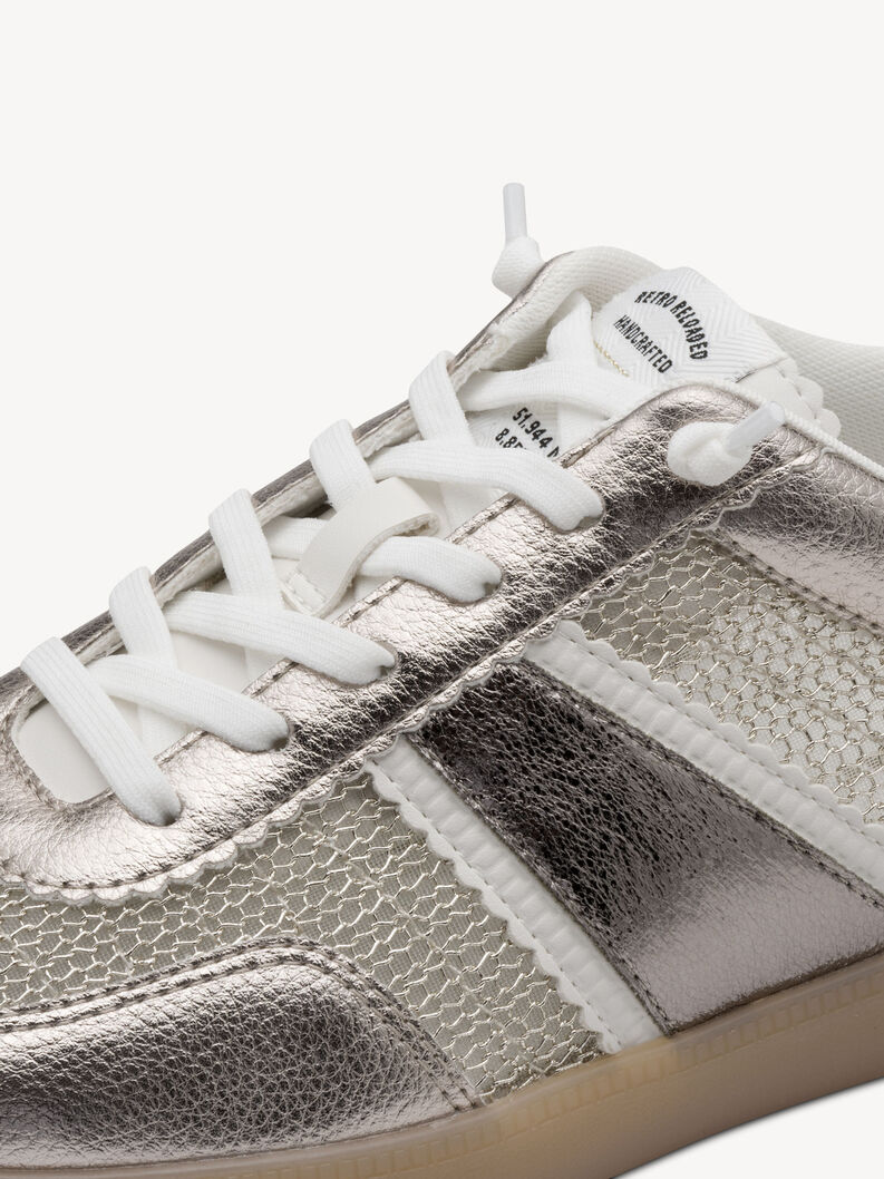 Sneaker - metallic, PLATINUM, hi-res