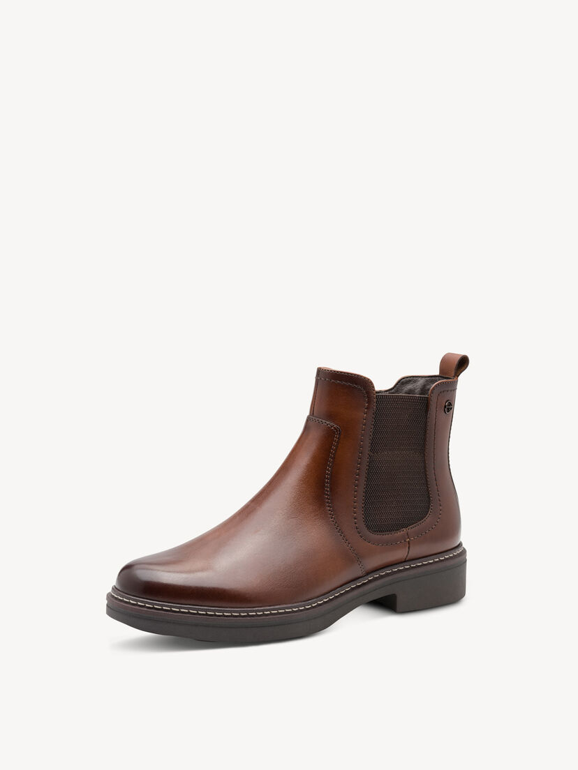 Leren Chelseaboot - bruin, cognac, hi-res