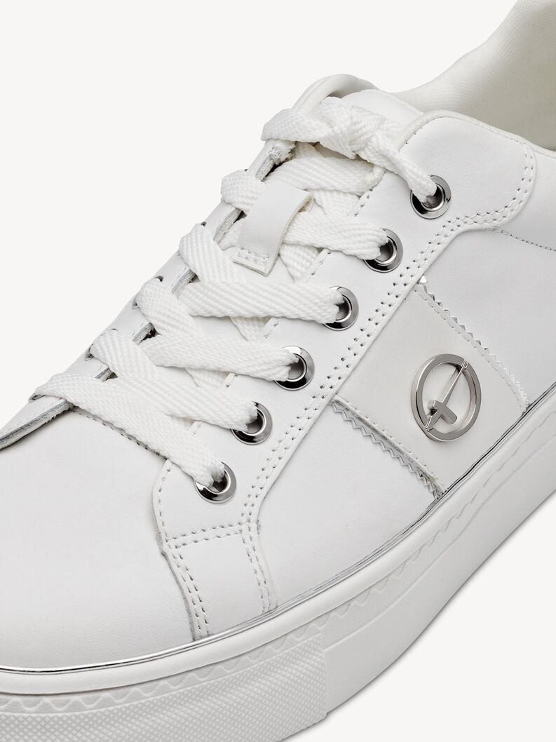 Sneaker - wei&szlig;, WHITE/SILVER, hi-res