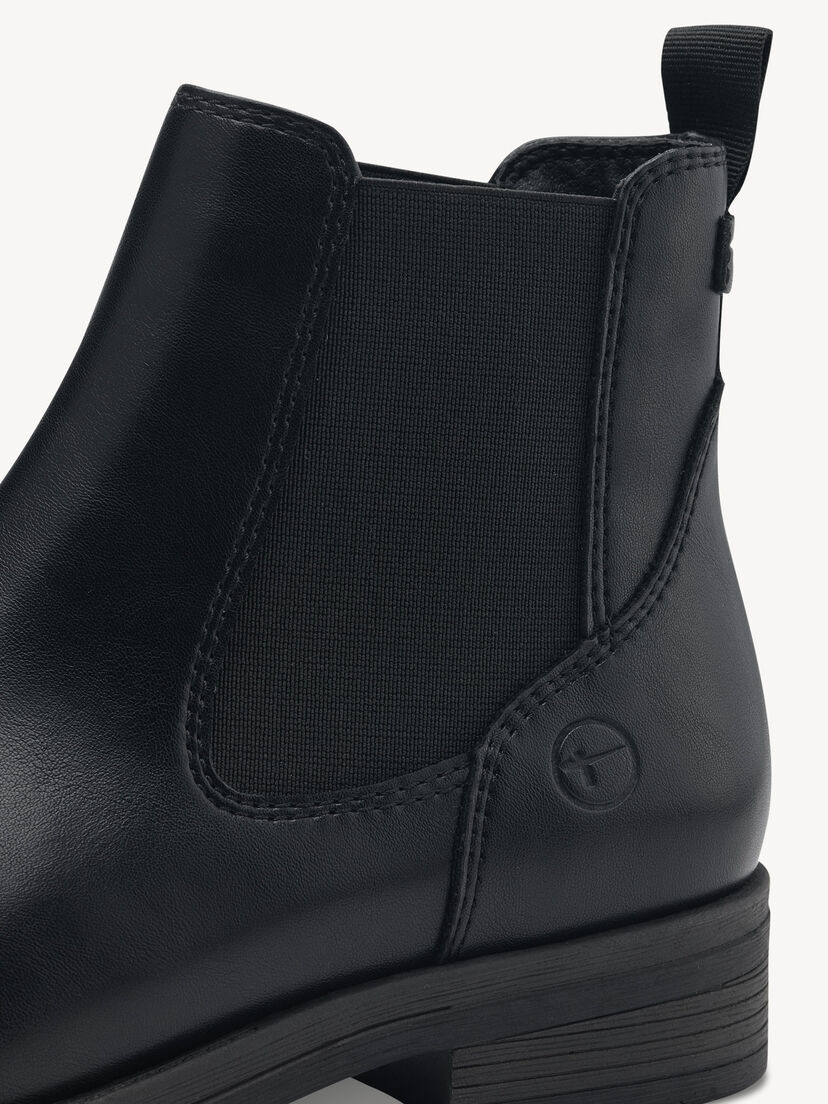 Chelseaboot - zwart, BLACK, hi-res