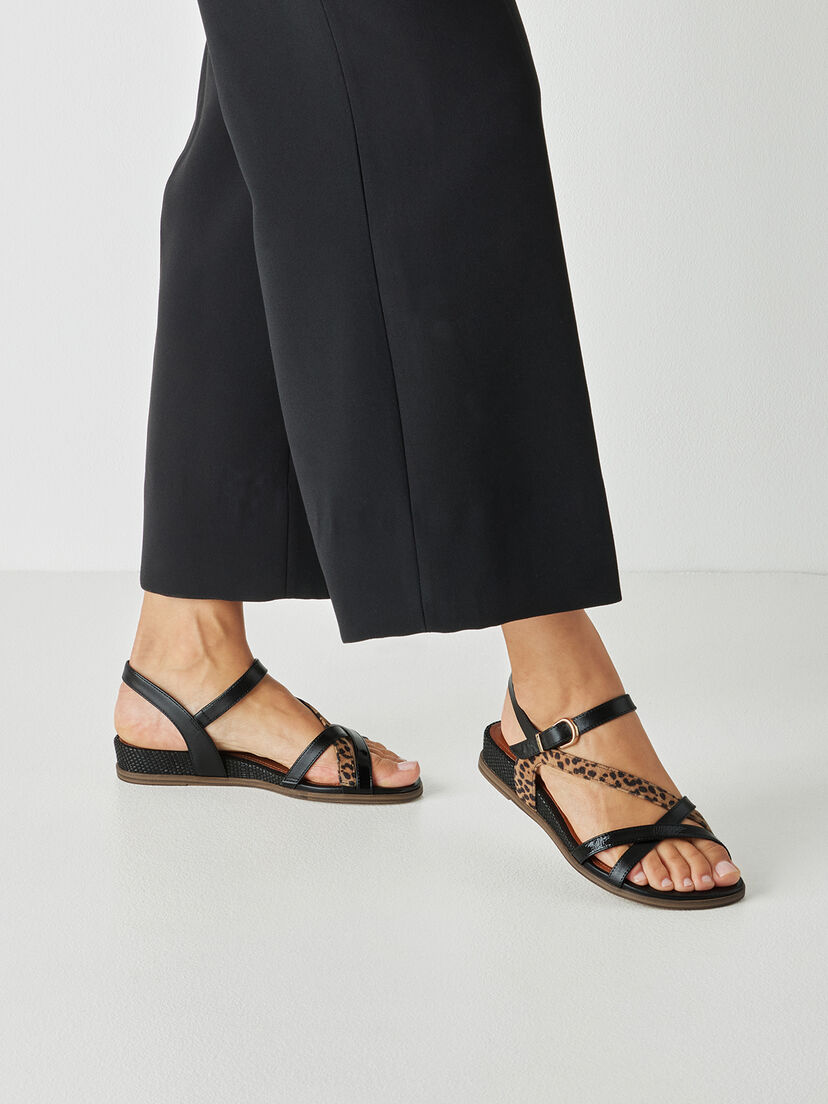 Sandaal - zwart, BLACK COMB, hi-res