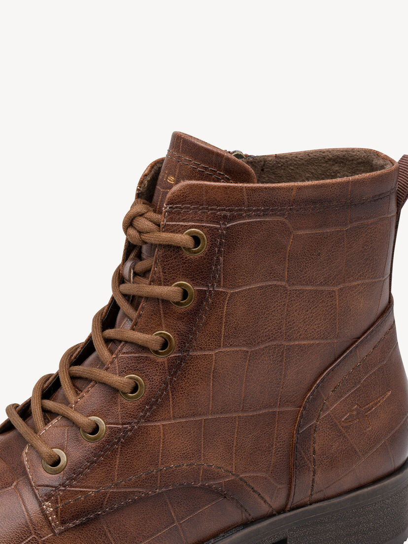Enkellaarsje - bruin, COGNAC CROCO, hi-res
