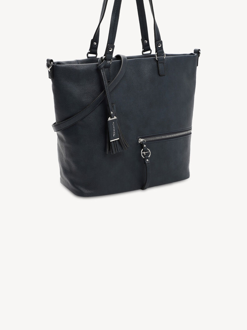 Shopping bag - blue, blue, hi-res