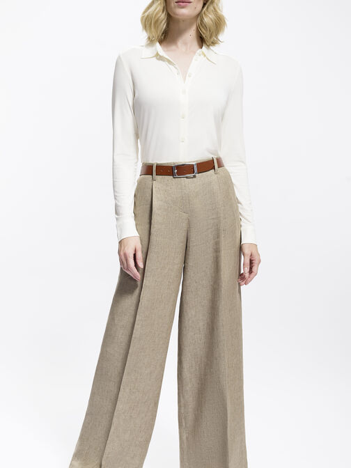 Ceinture en cuir, cognac, hi-res
