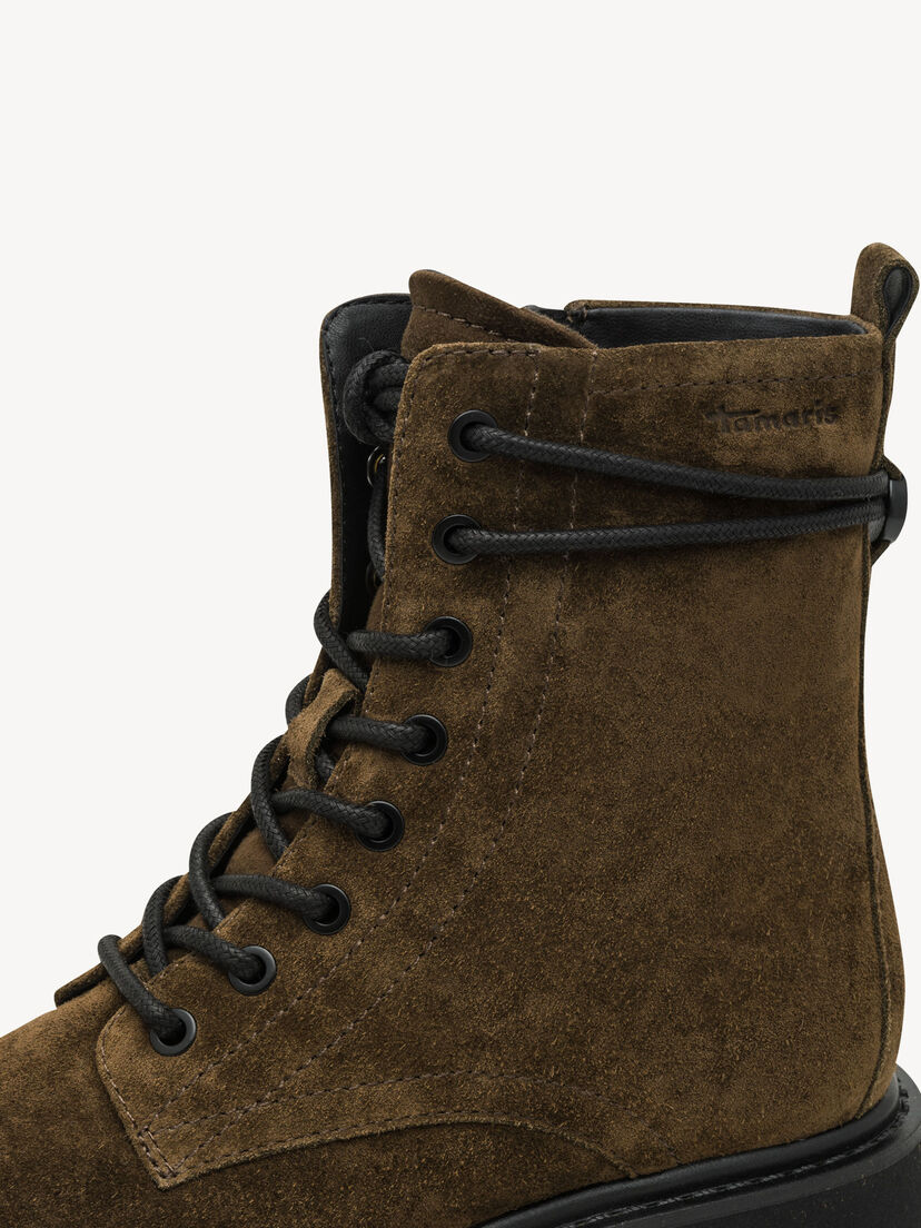 Enkellaarsje, OLIVE SUEDE, hi-res
