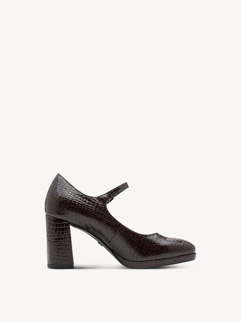 Escarpin - marron, MOCCA CROCO, hi-res