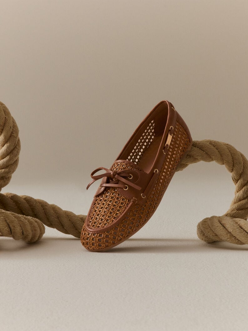 Moccassin - braun, COGNAC STRUCT., hi-res