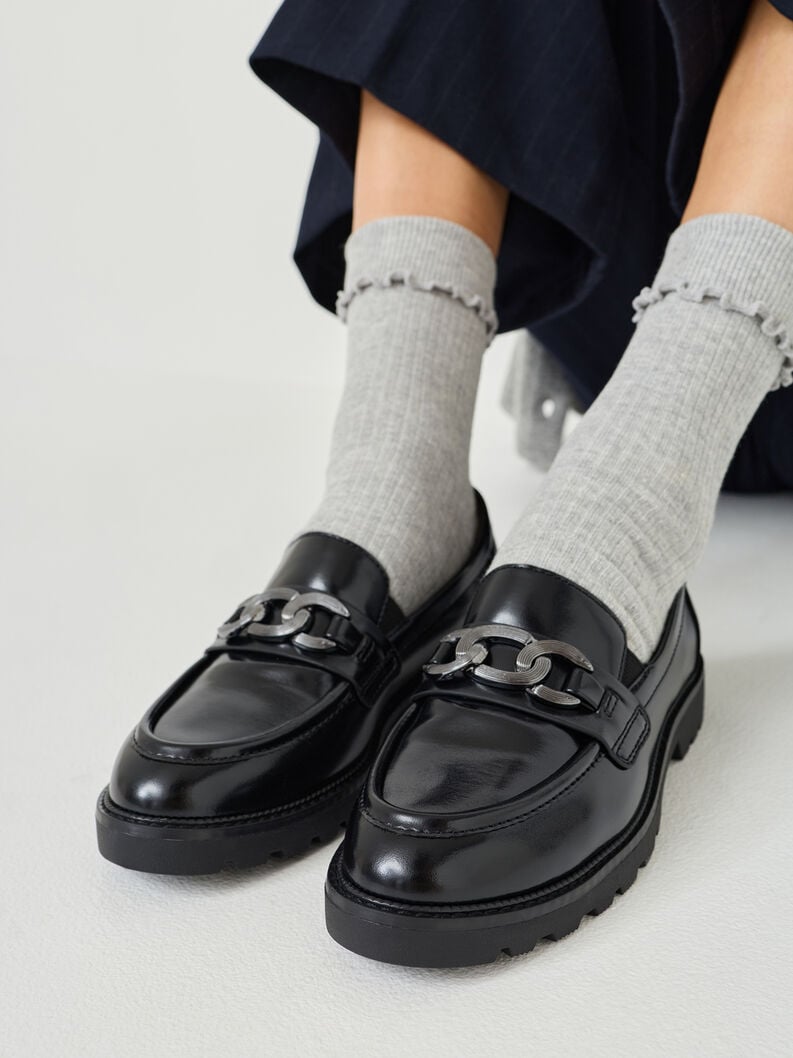 Slipper - schwarz, BLACK, hi-res