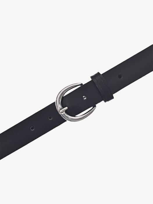 Leren riem, zwart, hi-res