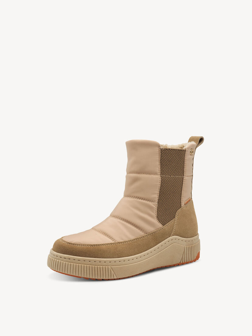 Enkellaarsje - bruin warme voering, BEIGE COMB, hi-res