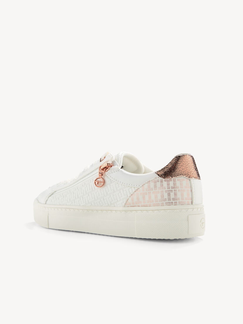 Sneaker - wit, WHT/ROSE GOLD, hi-res