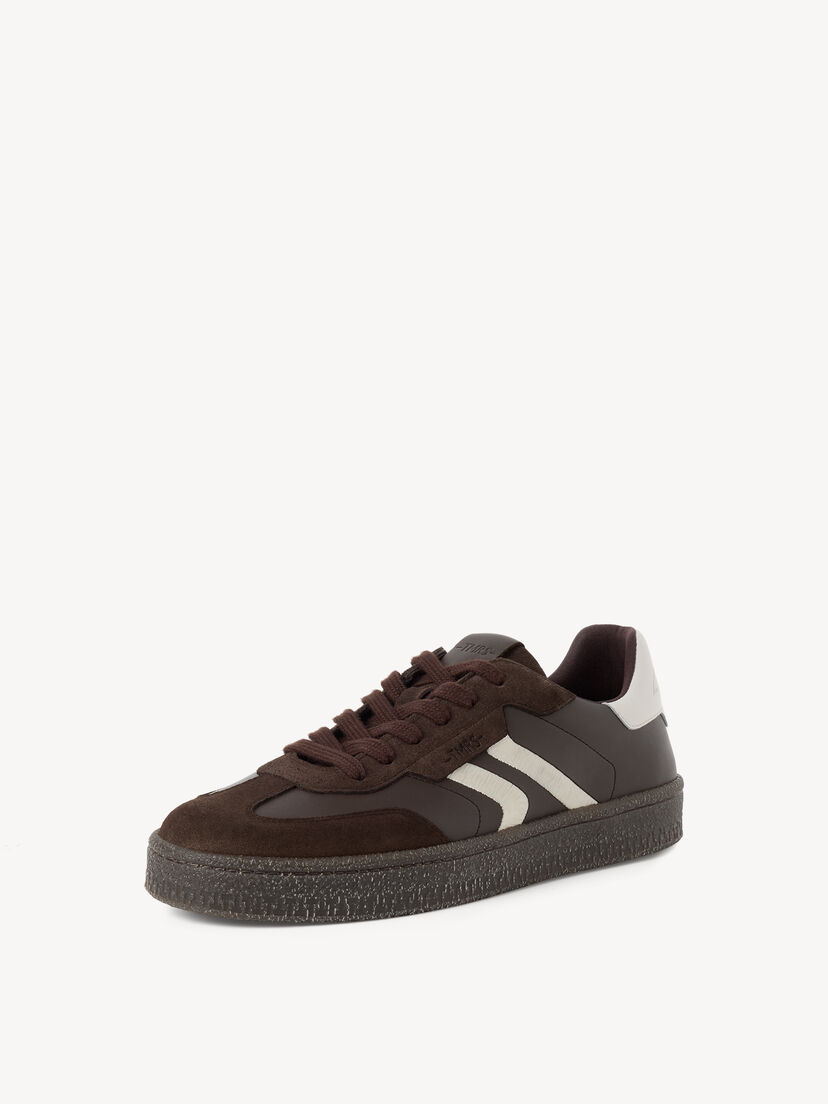 Leren Sneaker - bruin, MOCCA, hi-res