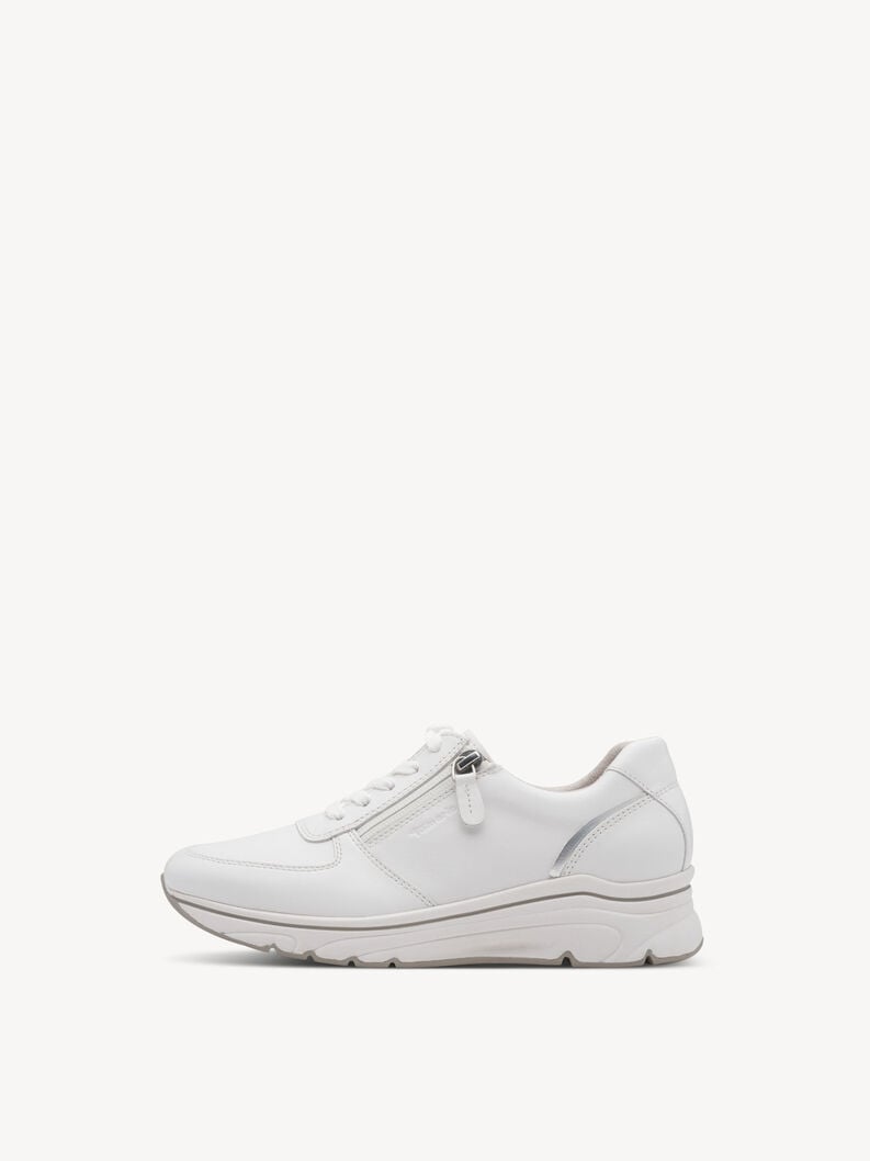 Sneaker - wei&szlig;, WHITE/SILVER, hi-res