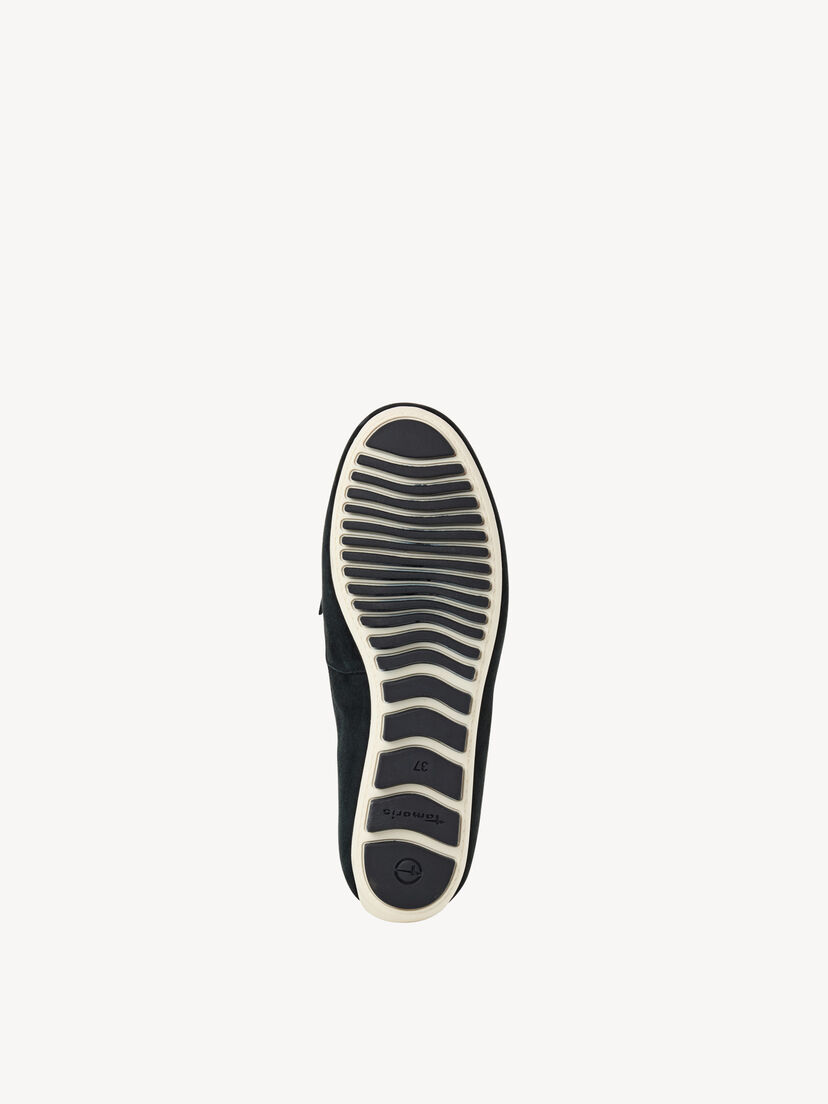 Leren Mocassin - blauw, NAVY, hi-res