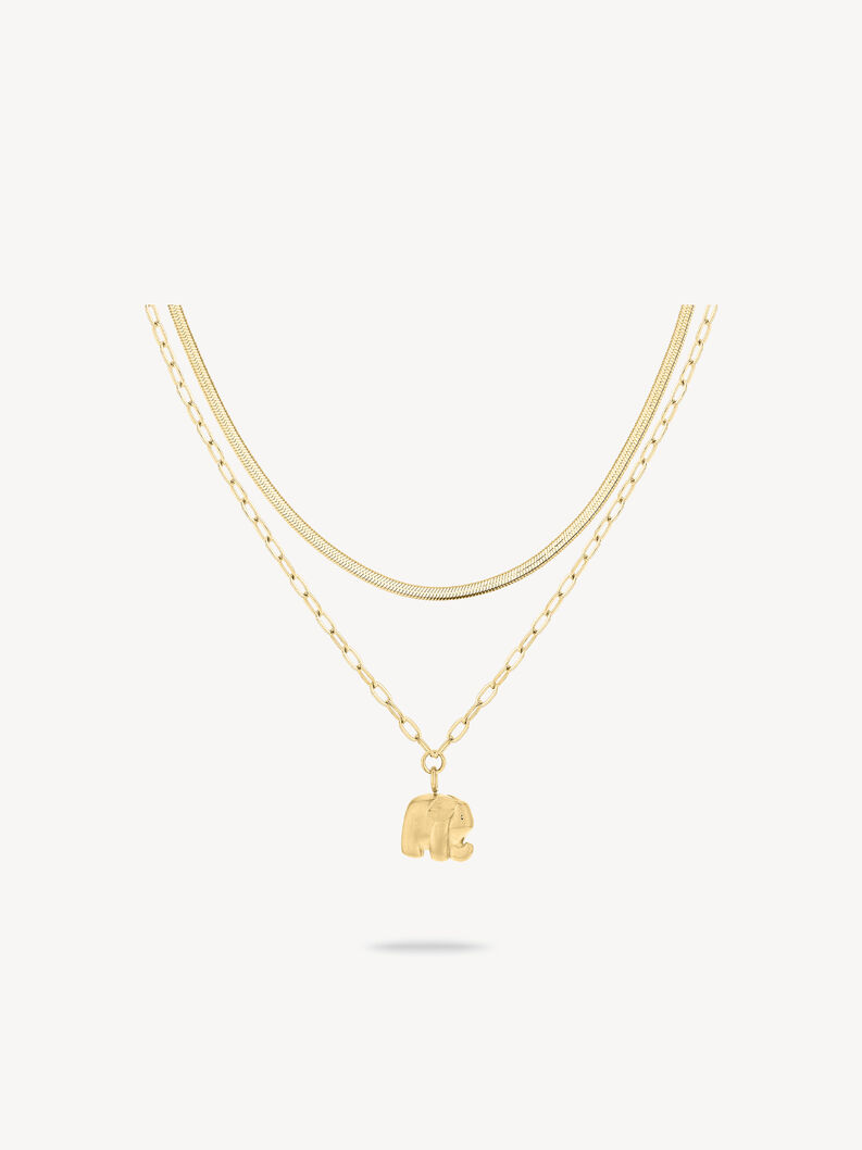 Necklace - gold, gold, hi-res