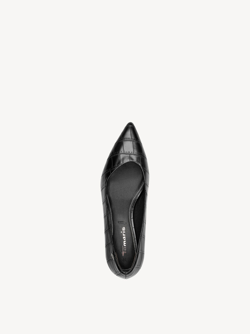 Pumps, BLACK CROCO, hi-res