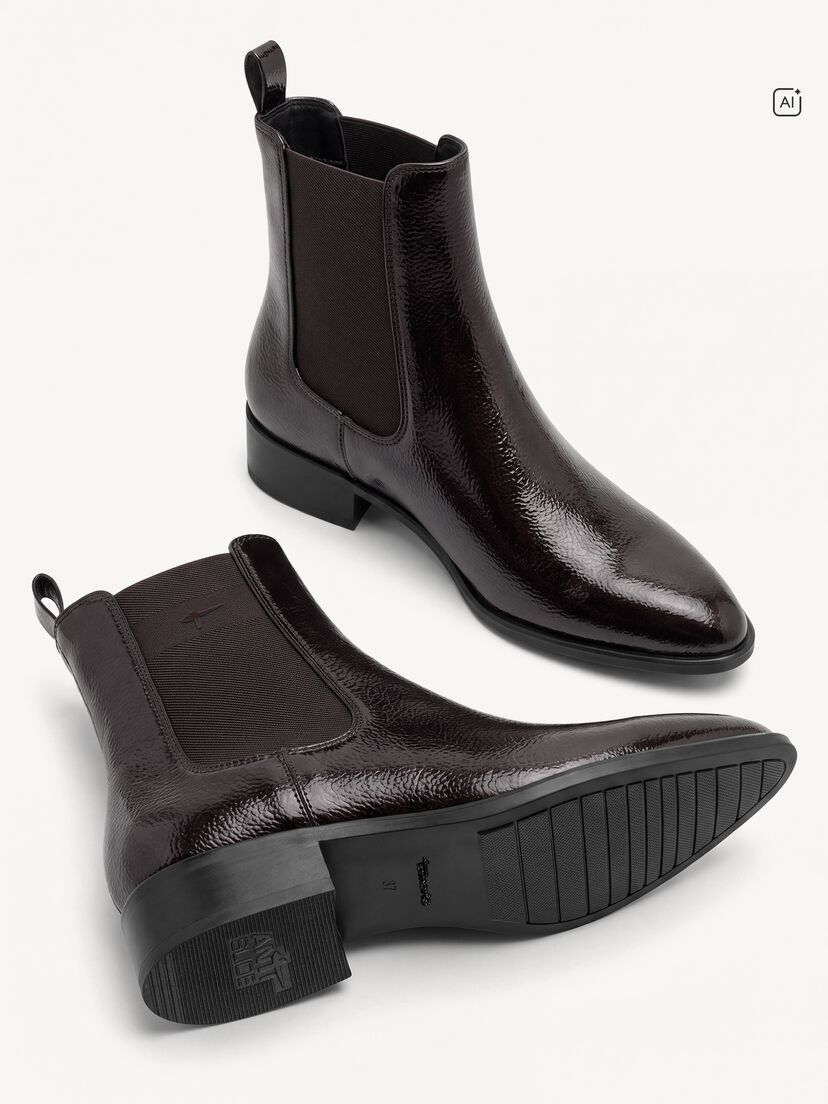 Chelseaboot - bruin, MOCCA PATENT, hi-res