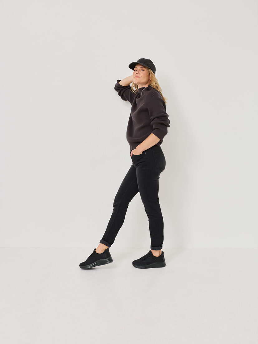 Sneaker - zwart, BLACK, hi-res