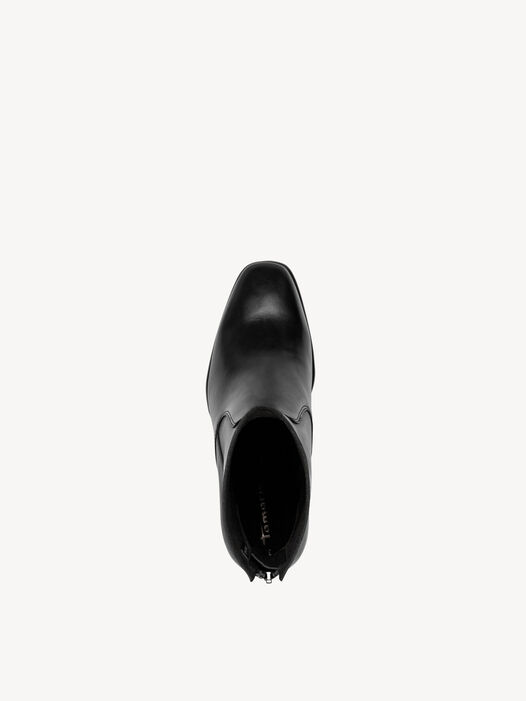 Enkellaarsje, BLACK LEATHER, hi-res