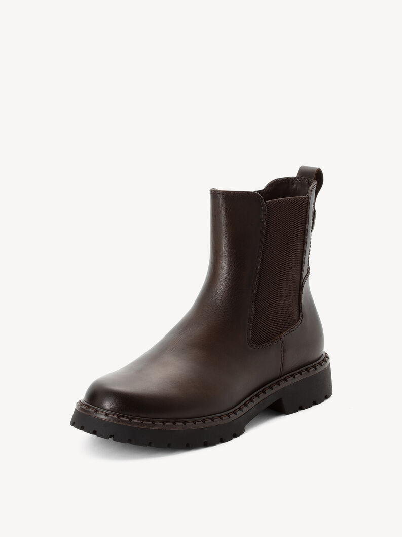 Leather Chelsea boot - brown, MOCCA LEATHER, hi-res