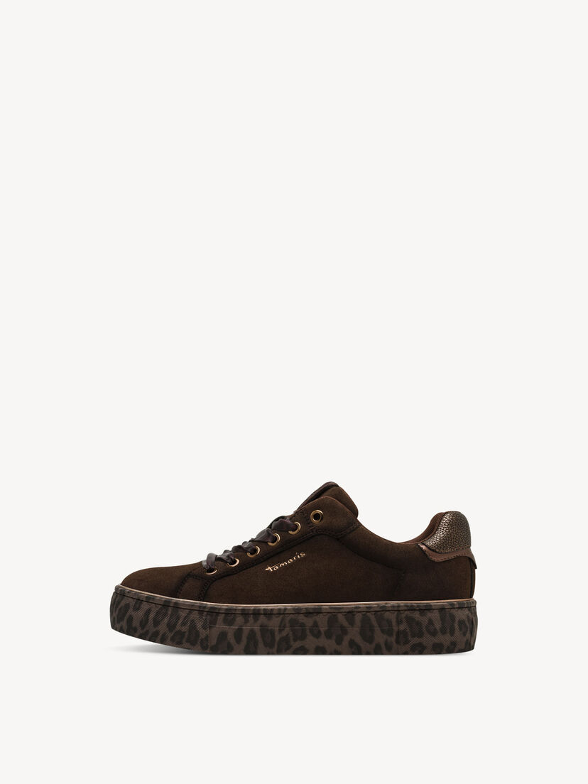 Sneaker - bruin, MOCCA/LEOPARD, hi-res