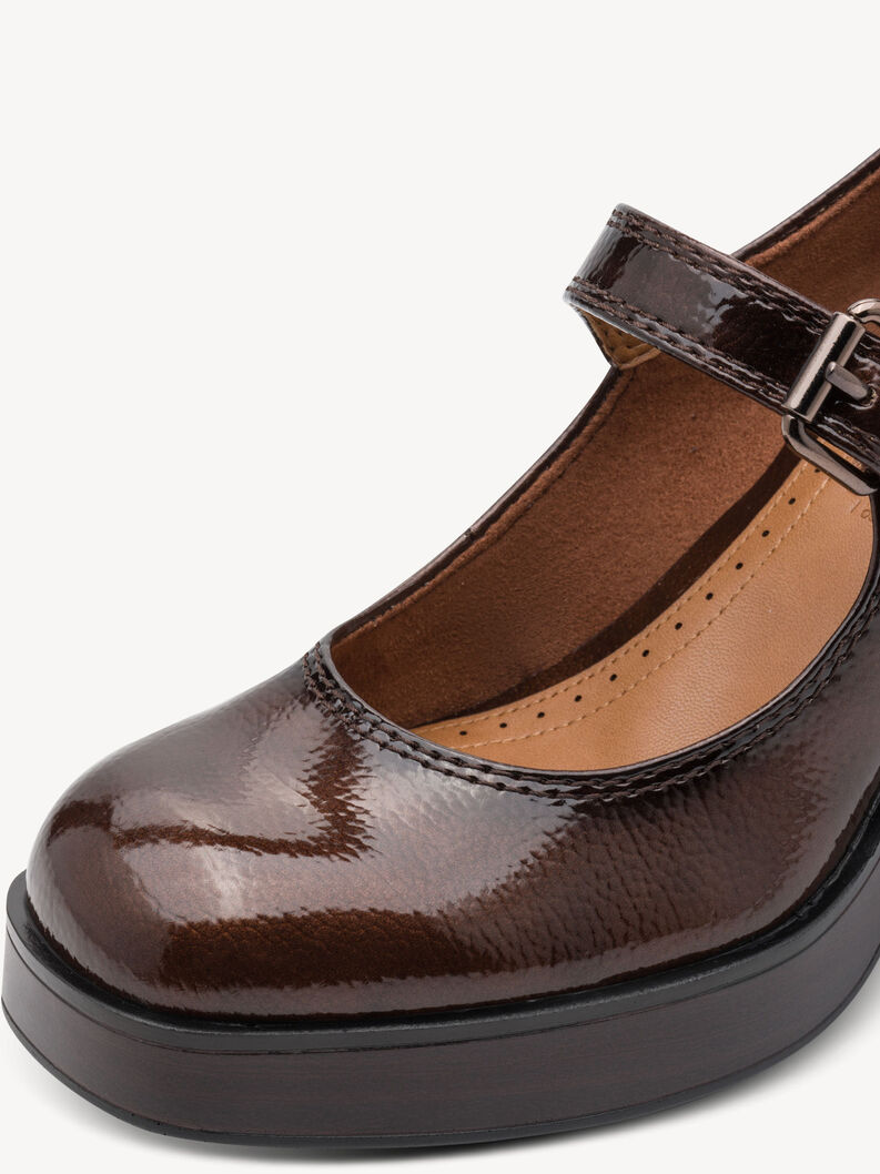 Pumps, BROWN PATENT, hi-res