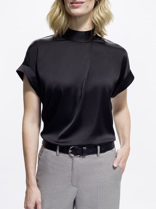 Leren riem, zwart, hi-res