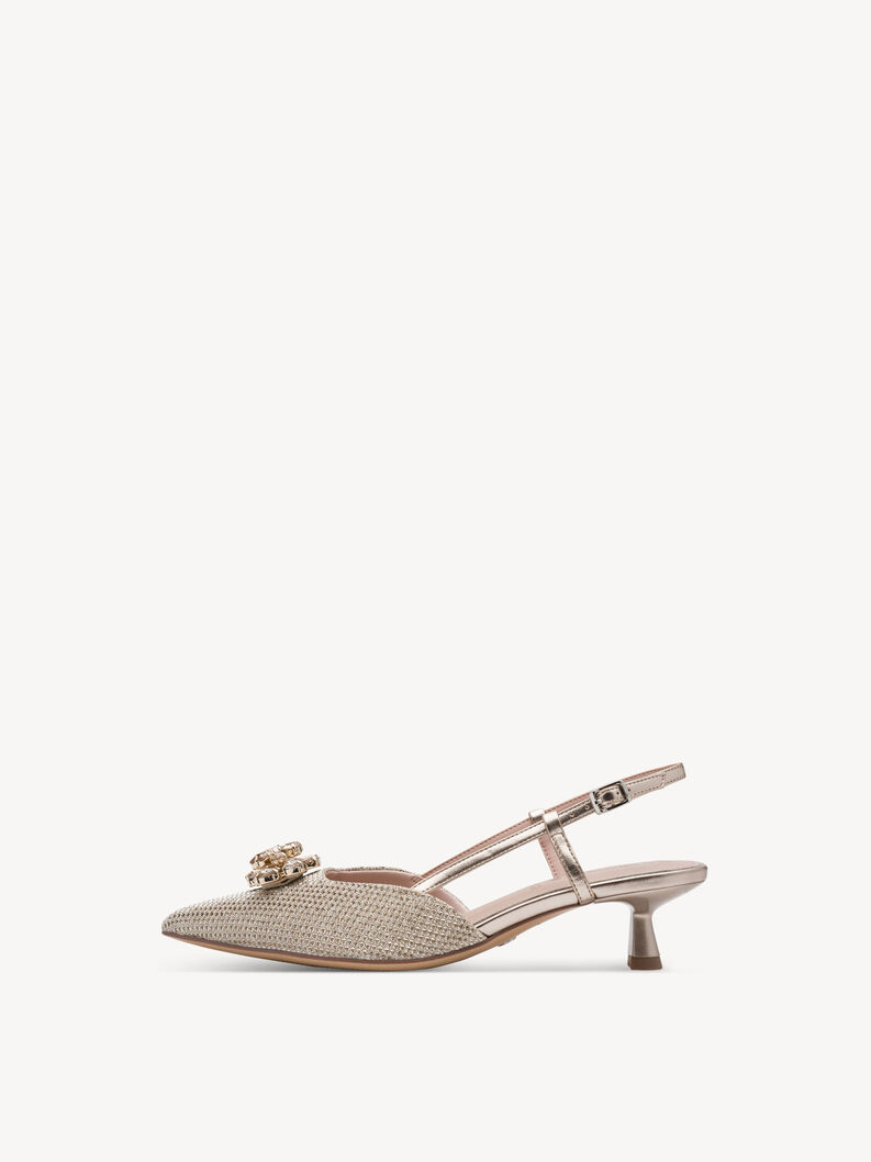 klapki sling, PEARL GLAM, hi-res