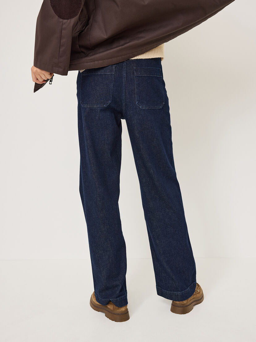 Jeans - blauw, Dark Blue Denim, hi-res