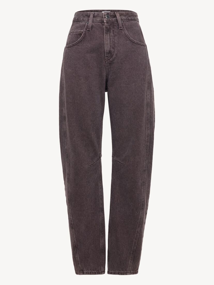 Jeans - bruin, Mid Brown, hi-res