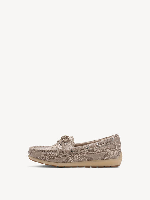 Moccassin, BEIGE SNAKE, hi-res