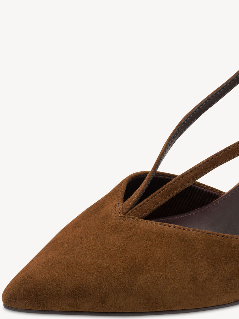 Slingpumps, cognac, hi-res