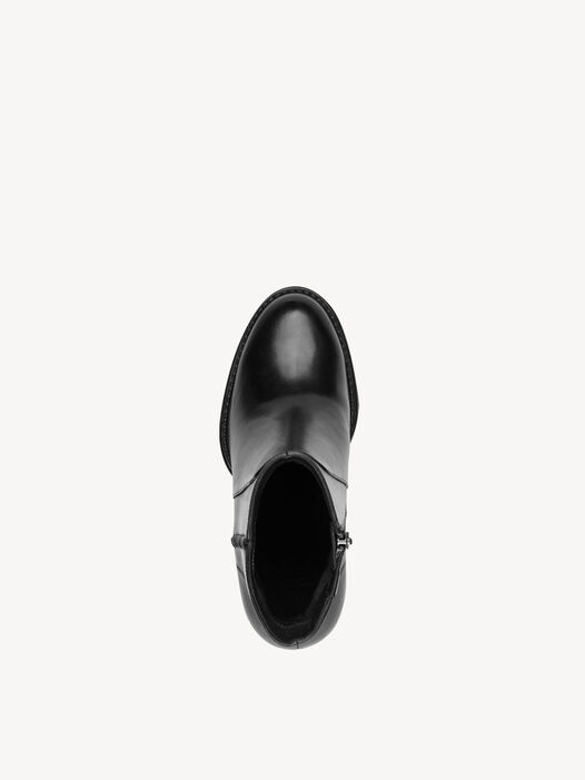 Enkellaarsje, BLACK LEATHER, hi-res