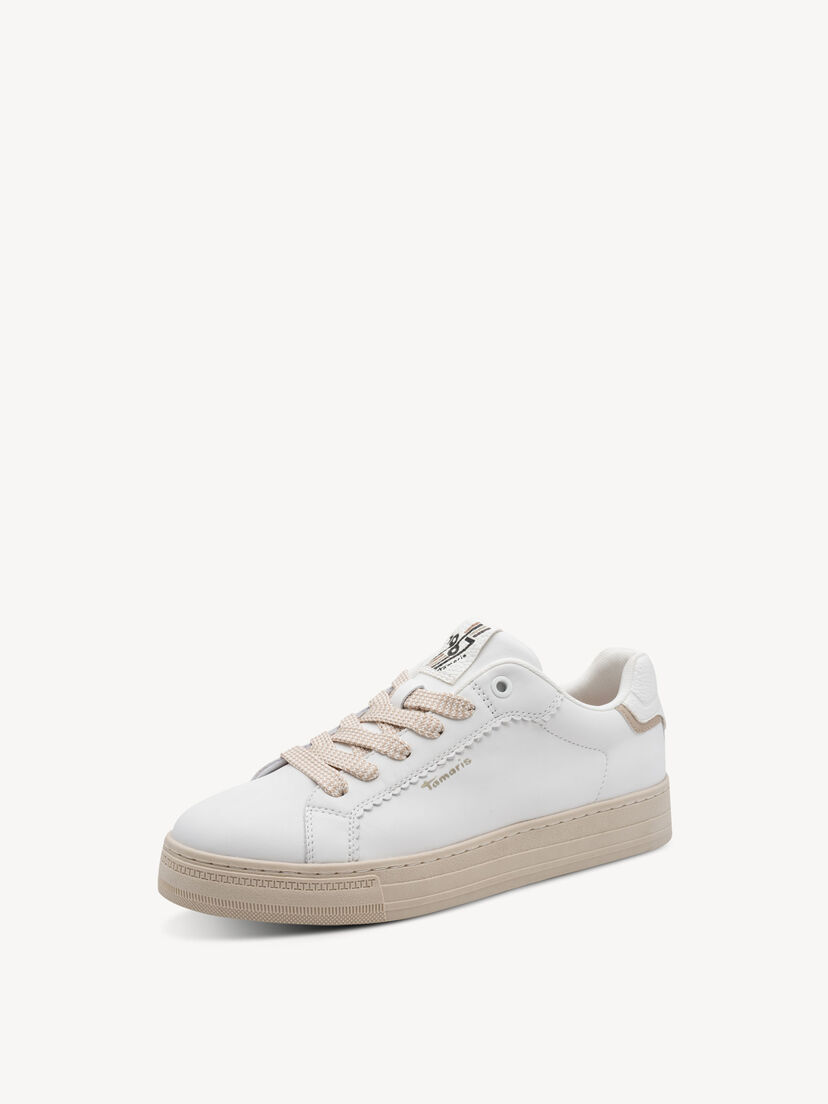 Sneaker - wit, WHITE LEATHER, hi-res