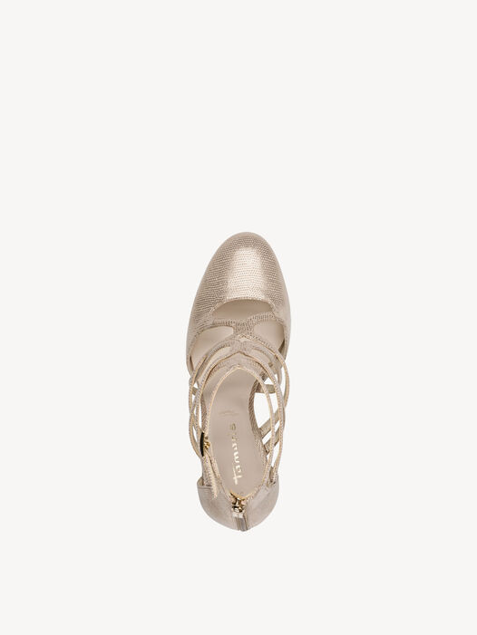 Pumps, LT GOLD STRUCT, hi-res